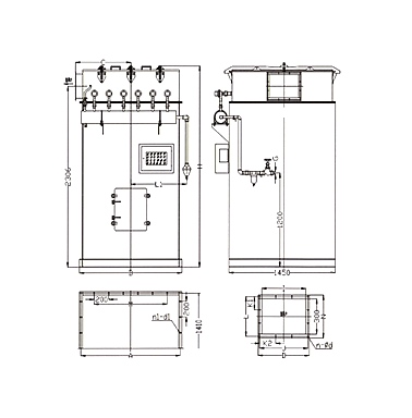 脈沖袋式除塵器 脈沖袋式除塵器